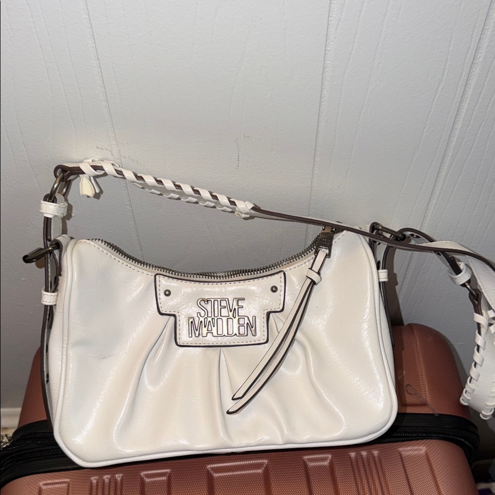 Steve Madden Cream Shoulder Bag